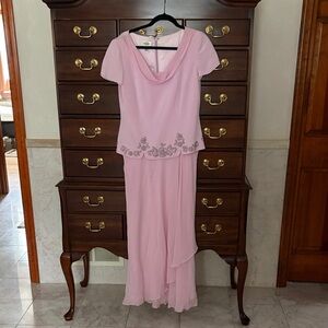 Talbots Blush Cowl Neck Dress